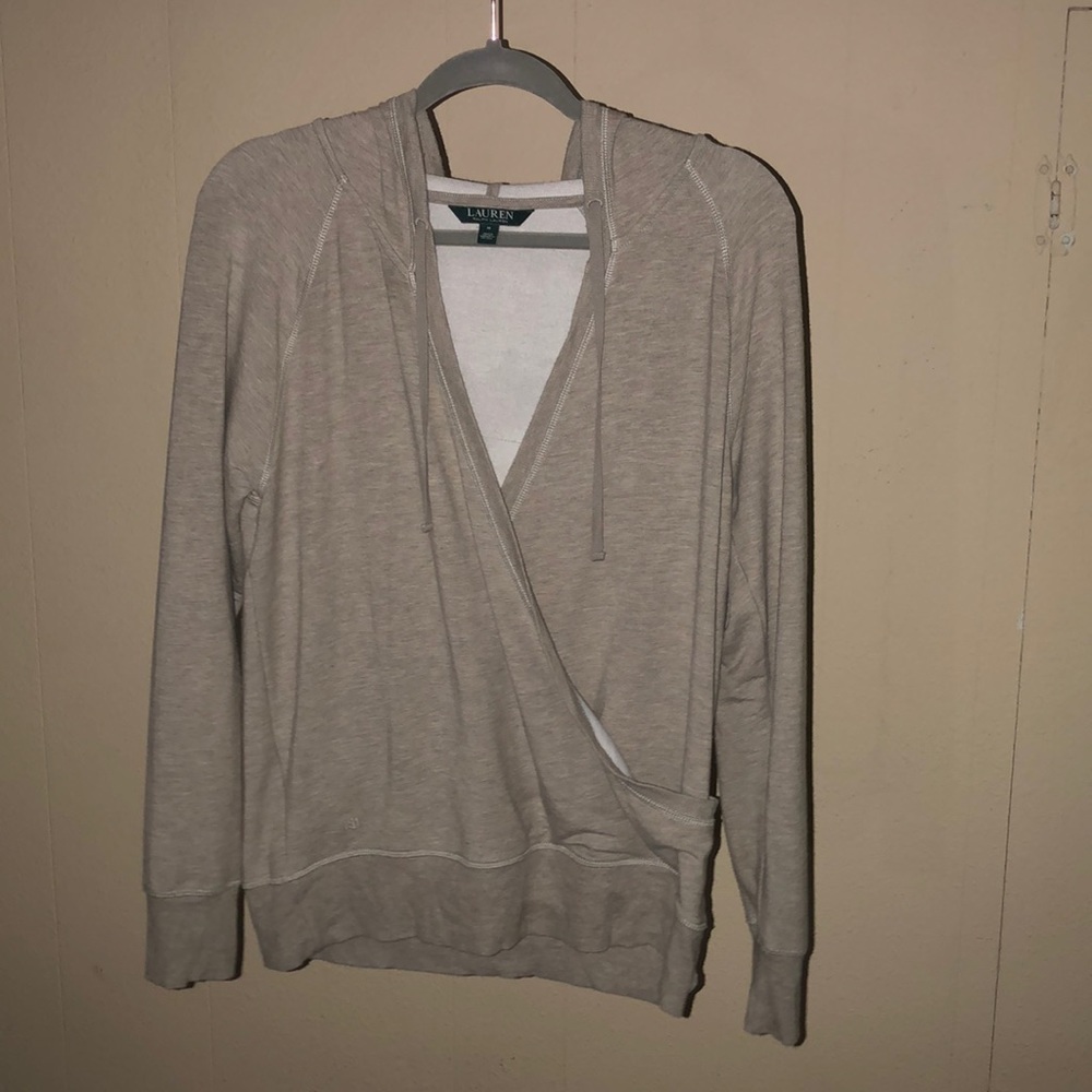 Lauren by Ralph Lauren wrap pullover